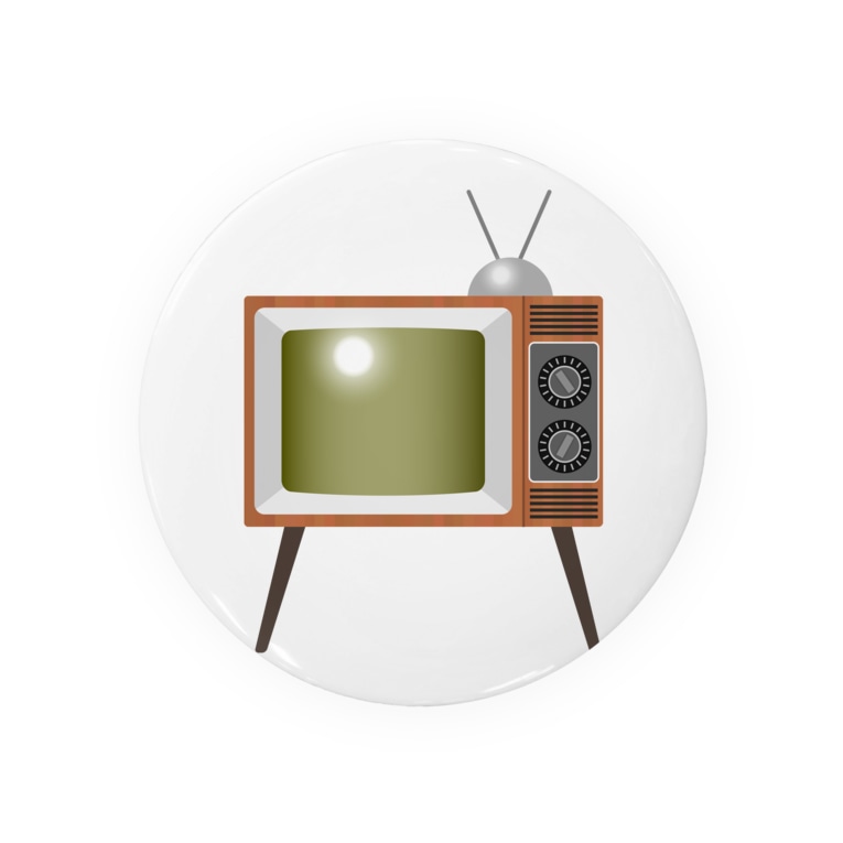 レトロな昭和のテレビのイラスト 脚付き Illust Designs Labの缶バッジ通販 Suzuri スズリ レトロな昭和のテレビのイラスト 脚付き Illust Designs Labの缶バッジ通販 Suzuri スズリ
