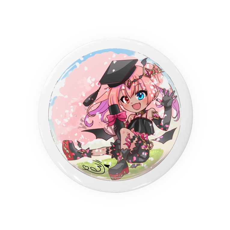 マカイ ルシファー卒業オリジナルイラストグッズ With直筆サイン Open Beta公式 Open Beta の缶バッジ通販 Suzuri スズリ マカイ ルシファー卒業オリジナルイラストグッズ With直筆サイン Open Beta公式 Open Beta の缶バッジ通販 Suzuri スズリ