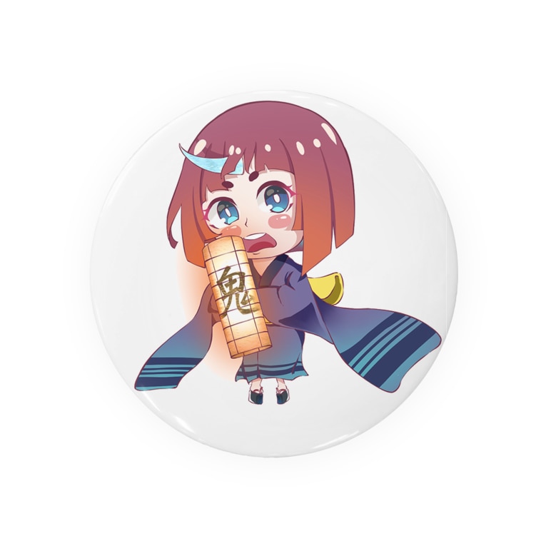 おに子ちゃん Badge By Mula イラスト描いてるよ H7wgpmerdbt8i0t Suzuri