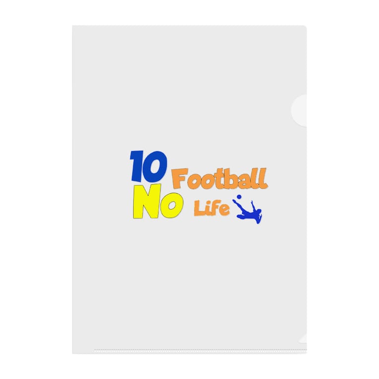 No Football No Life Mkt26のクリアファイル通販 Suzuri スズリ