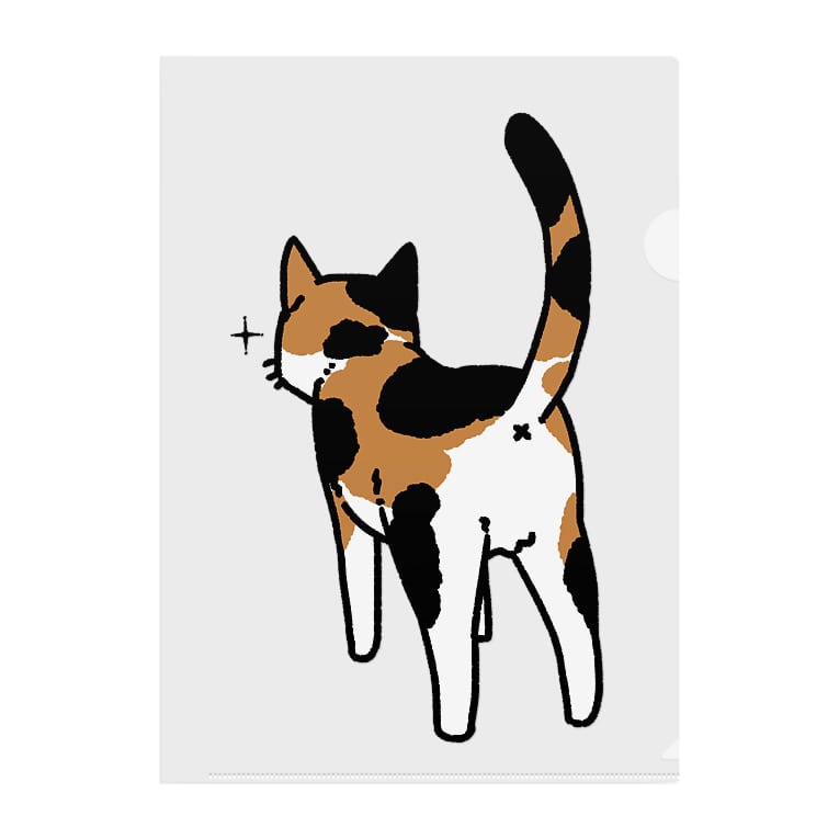 ねこけつ 三毛猫 Riotoのクリアファイル通販 Suzuri スズリ ねこけつ 三毛猫 Riotoのクリアファイル通販 Suzuri スズリ