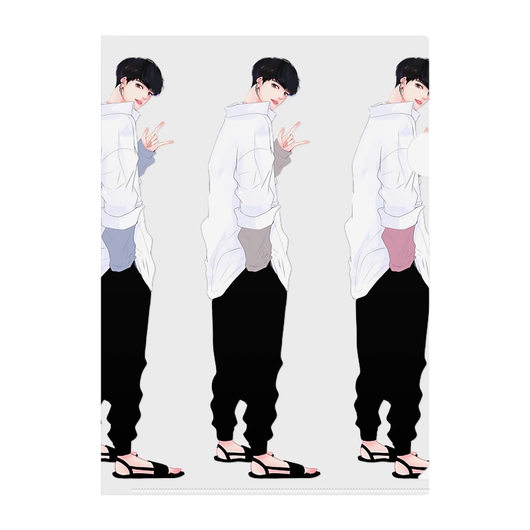 カラーオプション黒髪男子 黒髪男子 Sachiko12 のクリアファイル通販 Suzuri スズリ カラーオプション黒髪男子 黒髪男子 Sachiko12 のクリアファイル通販 Suzuri スズリ