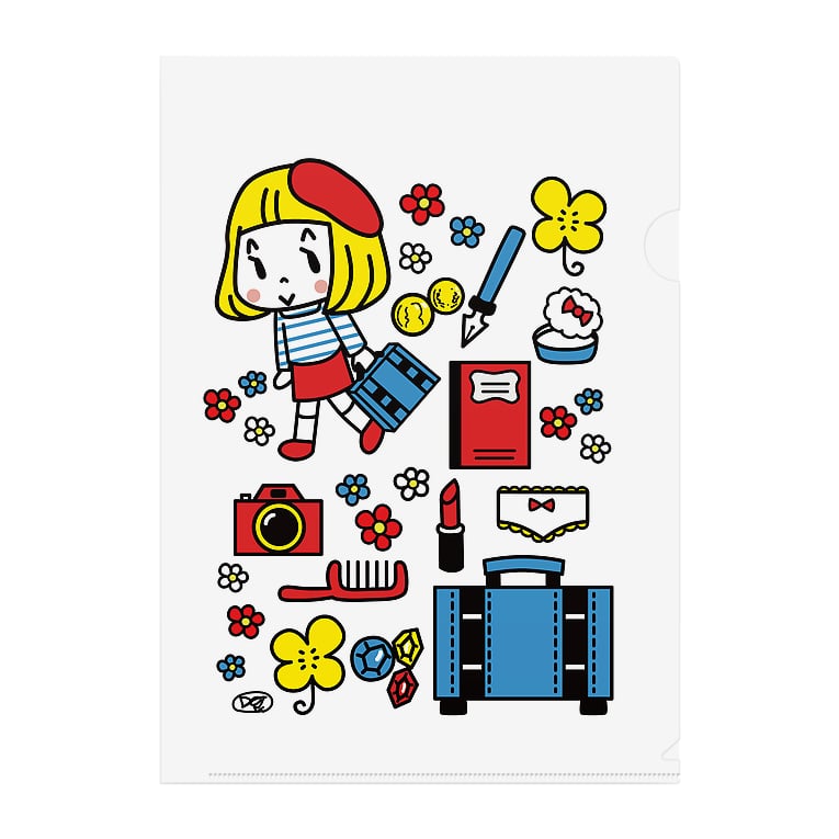 おでかけフラワー Kill Time Shop Killtime Dot のクリアファイル通販 Suzuri スズリ