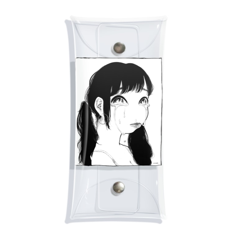 Dounidemo Girl Clear Multipurpose Case By にくまん子 Oic Oniku Suzuri Dounidemo Girl Clear Multipurpose Case By にくまん子 Oic Oniku Suzuri