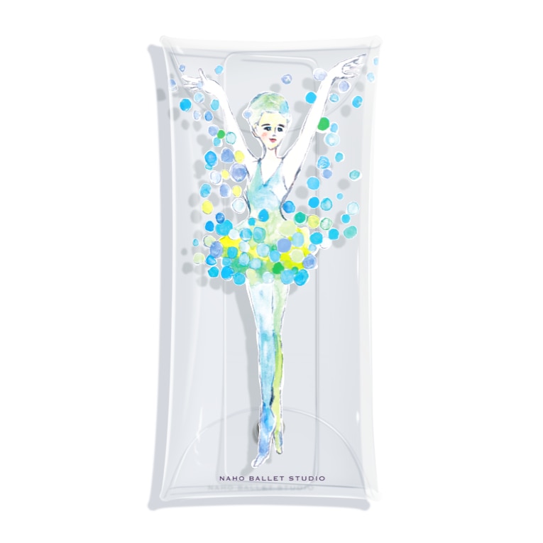 雪の精 ロゴ付 Naho Ballet Studio Nahoballetstudio のクリアマルチケース通販 Suzuri スズリ 雪の精 ロゴ付 Naho Ballet Studio Nahoballetstudio のクリアマルチケース通販 Suzuri スズリ