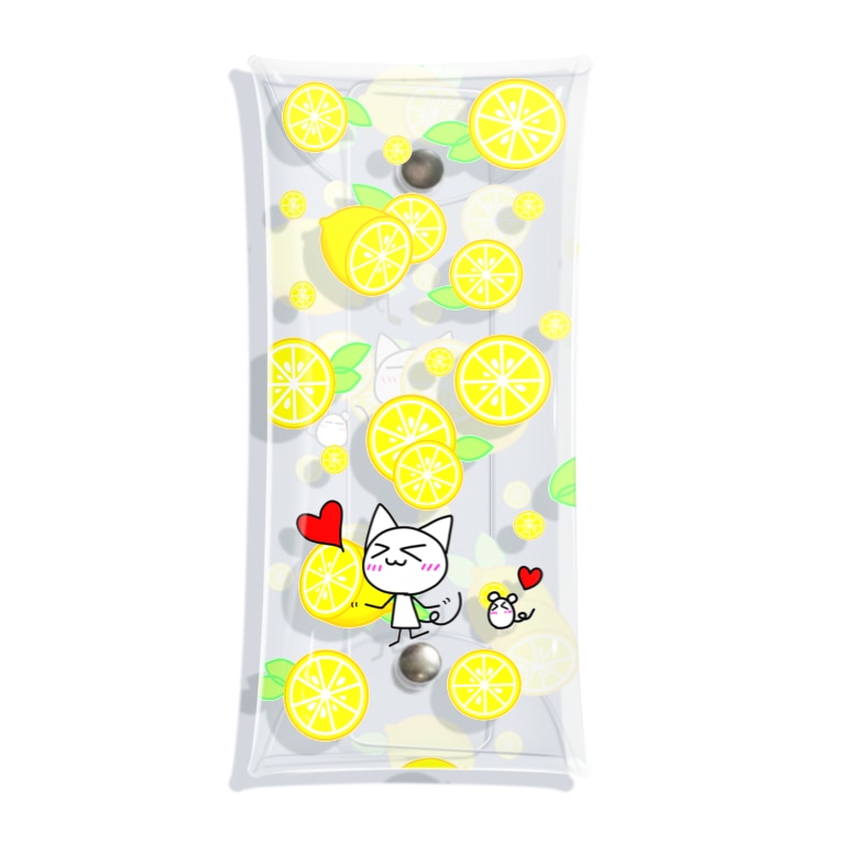 手足棒にゃん レモンver にゃーにゃー組 Lineスタンプ 絵文字販売中 Asagim 22 のクリアマルチケース通販 Suzuri スズリ 手足棒にゃん レモンver にゃーにゃー組 Lineスタンプ 絵文字販売中 Asagim 22 のクリアマルチケース通販 Suzuri スズリ