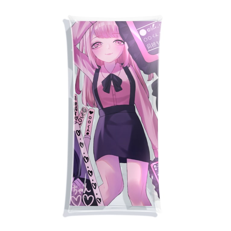 同担拒否 Clear Multipurpose Case By 黒薇 ゆき Kuromi Yuki Suzuri 同担拒否 Clear Multipurpose Case By 黒薇 ゆき Kuromi Yuki Suzuri