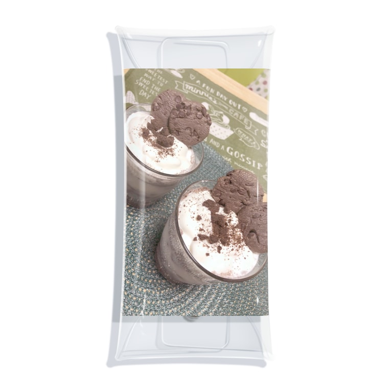 オレオクッキーミルクになれなかったクッキーミルク Clear Multipurpose Case By ニブイチ屋 Nibuichiya Suzuri