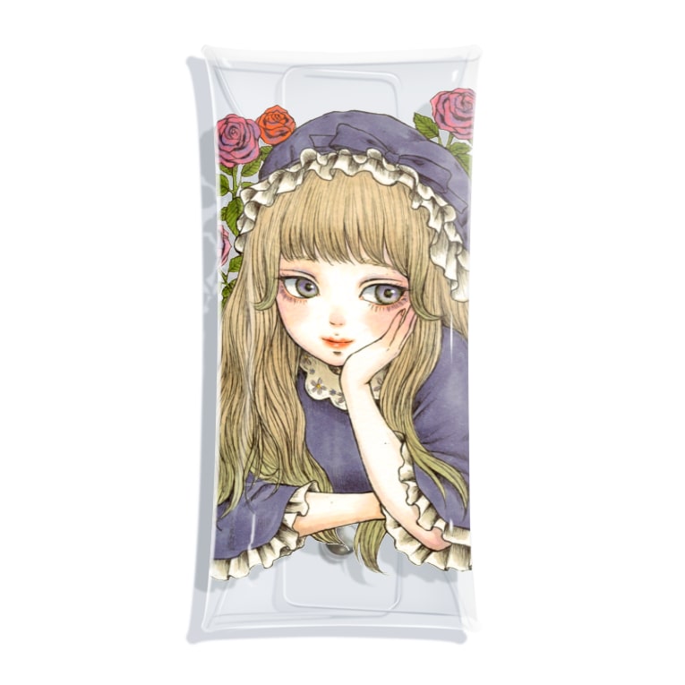 微笑む女の子 幸せのかぎしっぽ Kagishippo のクリアマルチケース通販 Suzuri スズリ 微笑む女の子 幸せのかぎしっぽ Kagishippo のクリアマルチケース通販 Suzuri スズリ