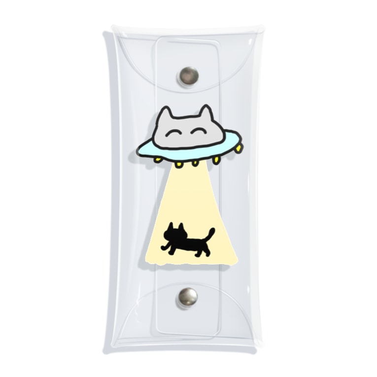 ねこゆーほとねこ Clear Multipurpose Case By おみせやさん Sekenis3renkyu Suzuri