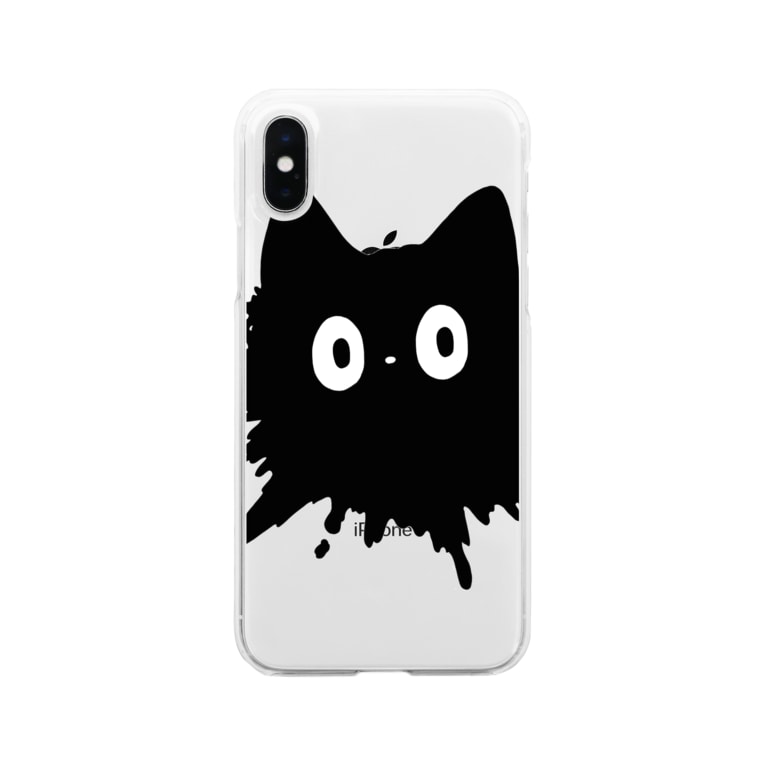ネコチャンは液体 黒 いちごのネコ Itigom のクリアスマホケース Iphoneケース 通販 Suzuri スズリ ネコチャンは液体 黒 いちごのネコ Itigom のクリアスマホケース Iphoneケース 通販 Suzuri スズリ