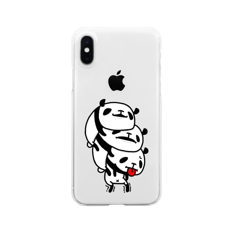 とりぷるねこぜパンダ Nekoze Panda Nekoze Panda のクリアスマホケース Iphoneケース 通販 Suzuri スズリ