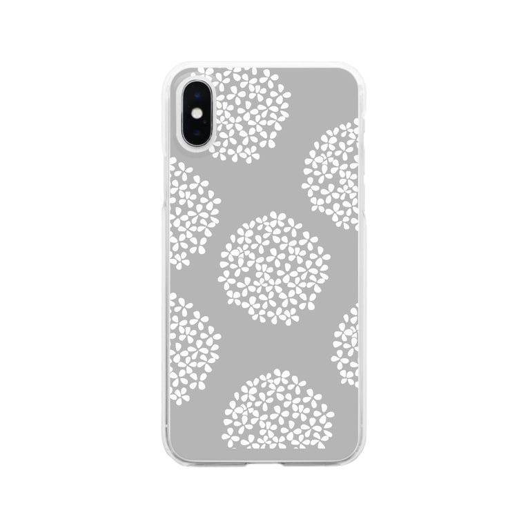 北欧 花柄 アジサイ 1 グレー 9 Sonoteniのクリアスマホケース Iphoneケース 通販 Suzuri スズリ 北欧 花柄 アジサイ 1 グレー 9 Sonoteniのクリアスマホケース Iphoneケース 通販 Suzuri スズリ