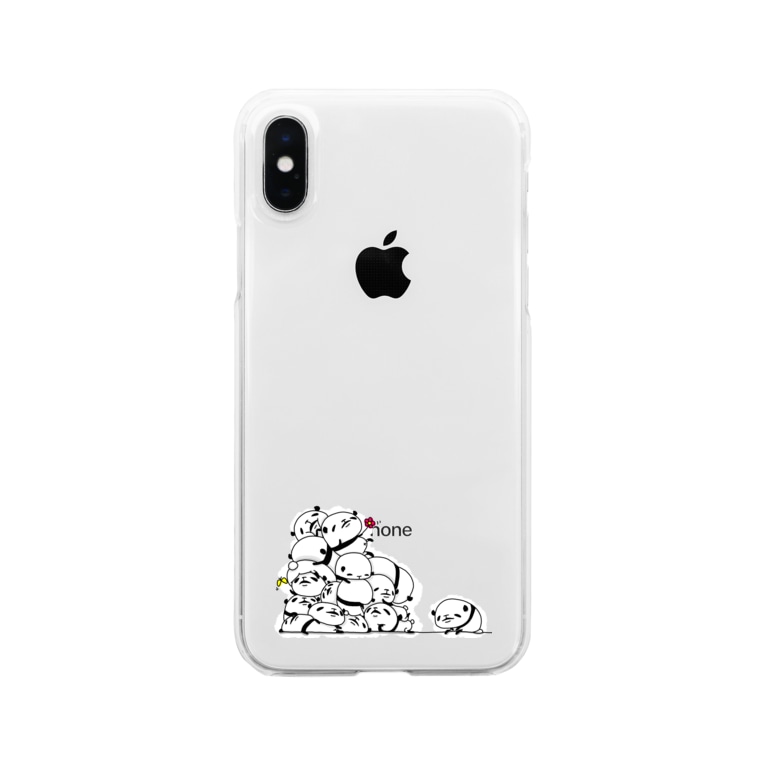 ねこぜパンダの群 Nekoze Panda Nekoze Panda のクリアスマホケース Iphoneケース 通販 Suzuri スズリ