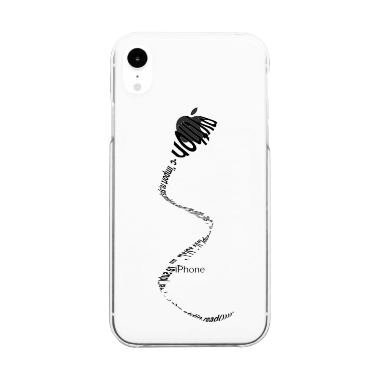 Pythonワンライナー スマホケース Toz Toz630 のクリアスマホケース Iphoneケース 通販 Suzuri スズリ Pythonワンライナー スマホケース Toz Toz630 のクリアスマホケース Iphoneケース 通販 Suzuri スズリ