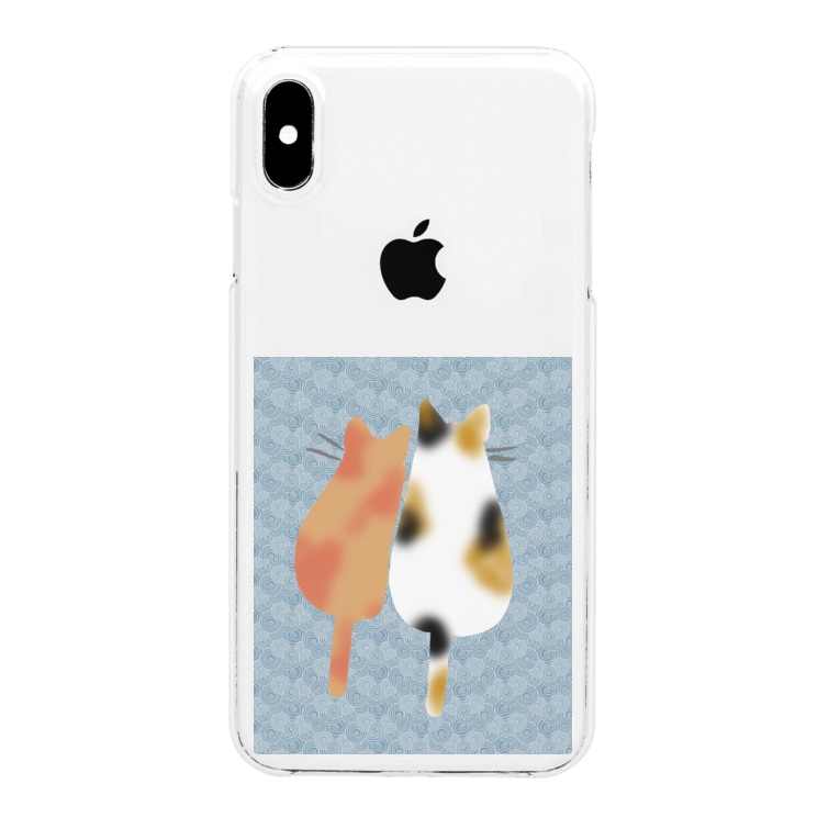 仲良し猫 和柄枠なし a z works Sakasickattez のクリアスマホケース Iphoneケース 通販 Suzuri スズリ 仲良し猫 和柄枠なし a z works Sakasickattez のクリアスマホケース Iphoneケース 通販 Suzuri スズリ