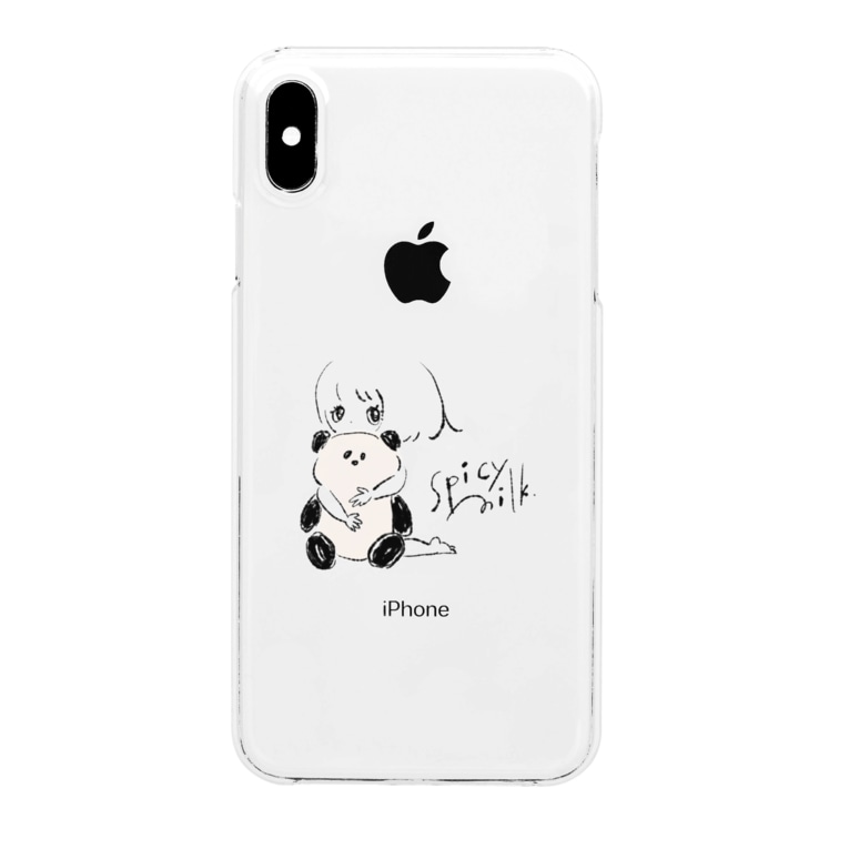Panda Girl Milk Store Spicymilk46 のクリアスマホケース Iphoneケース 通販 Suzuri スズリ