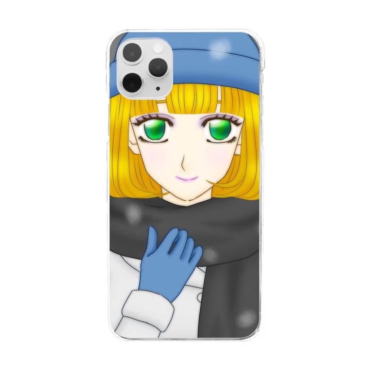 青いニット帽の少女 ガールズルーム Amasame のクリアスマホケース Iphoneケース 通販 Suzuri スズリ 青いニット帽の少女 ガールズルーム Amasame のクリアスマホケース Iphoneケース 通販 Suzuri スズリ