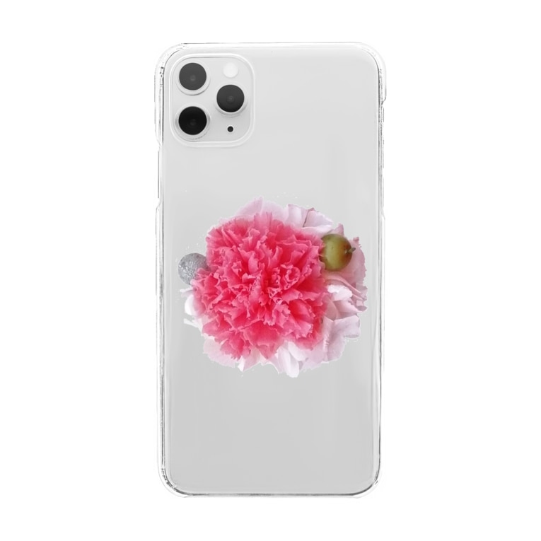 濃いピンクカーネーション お花の双葉 Ohana Futaba のクリアスマホケース Iphoneケース 通販 Suzuri スズリ 濃いピンクカーネーション お花の双葉 Ohana Futaba のクリアスマホケース Iphoneケース 通販 Suzuri スズリ