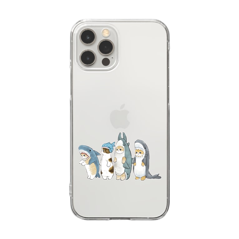 サメ図鑑 Mofusand Mofu Sand のクリアスマホケース Iphoneケース 通販 Suzuri スズリ サメ図鑑 Mofusand Mofu Sand のクリアスマホケース Iphoneケース 通販 Suzuri スズリ