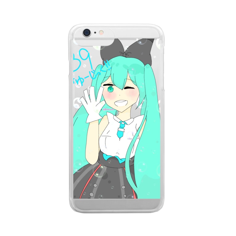 初音ミク マジカルミライ16 限界オタク Fixerxxxx のクリアスマホケース Iphoneケース 通販 Suzuri スズリ