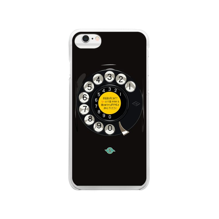 黒電話ダイヤル タカエリ Takaeri のクリアスマホケース Iphoneケース 通販 Suzuri スズリ