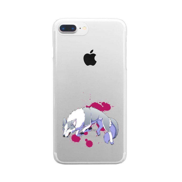 Wolfbite Clear Smartphone Cases Iphone By 倉子倉次 Souko8 Suzuri