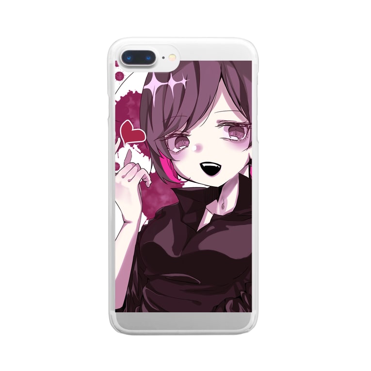 小悪魔っぽい女の子 Clear Smartphone Cases Iphone By M K O Suzuri