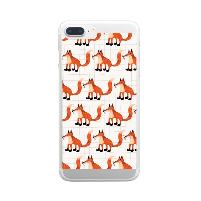 Kitsune Pattern Tania Nobukovski Tanianobukovski のクリアスマホケース Iphoneケース 通販 Suzuri スズリ Kitsune Pattern Tania Nobukovski Tanianobukovski のクリアスマホケース Iphoneケース 通販 Suzuri スズリ