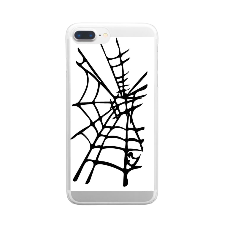 スパイダーな切り絵 Setsuのクリアスマホケース Iphoneケース 通販 Suzuri スズリ