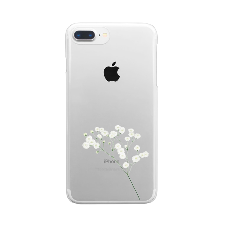 4月の誕生花 かすみ草 もんたろう Ingonyama74mon のクリアスマホケース Iphoneケース 通販 Suzuri スズリ 4月の誕生花 かすみ草 もんたろう Ingonyama74mon のクリアスマホケース Iphoneケース 通販 Suzuri スズリ