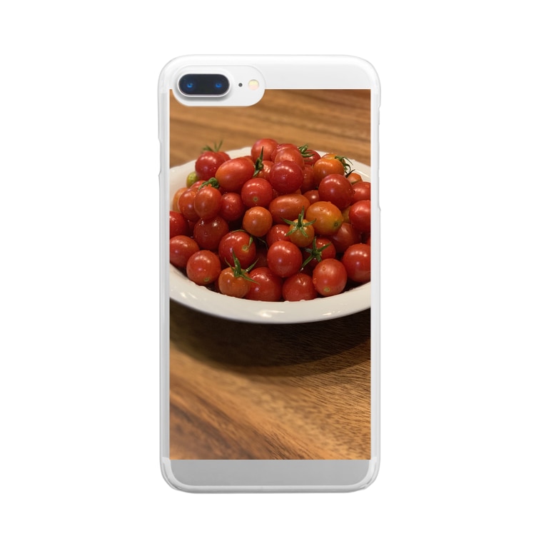 お家でなったトマトさんグッズ Lovechanのクリアスマホケース Iphoneケース 通販 Suzuri スズリ