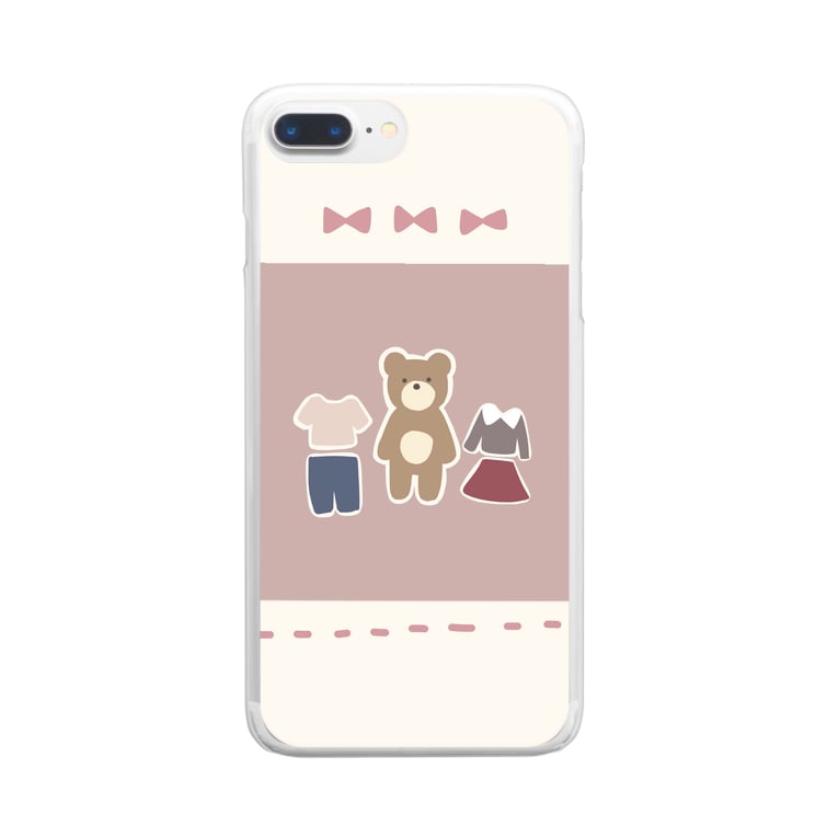 きせかえくまシール Mihishop Mihi のクリアスマホケース Iphoneケース 通販 Suzuri スズリ きせかえくまシール Mihishop Mihi のクリアスマホケース Iphoneケース 通販 Suzuri スズリ