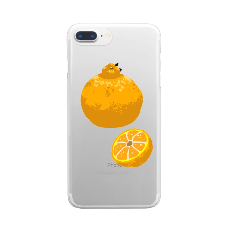 デコポン みかんイラストグッズ 果物 お野菜シリーズ Illust Designs Labのクリアスマホケース Iphoneケース 通販 Suzuri スズリ