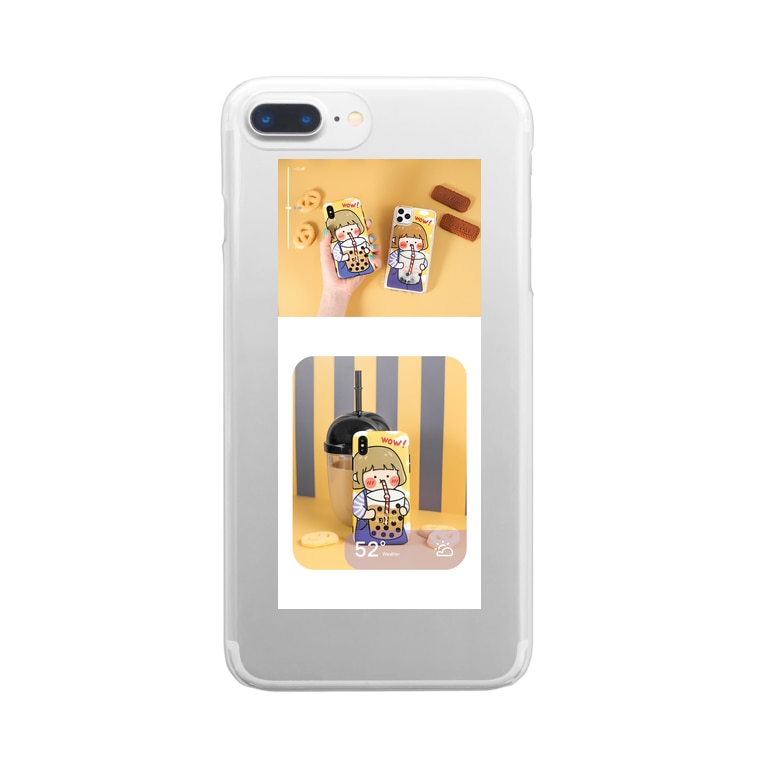 女の子の飲む イラスト かわいいiphone 11 Xsケース Buy Case Jp Souketsukin のクリアスマホケース Iphoneケース 通販 Suzuri スズリ