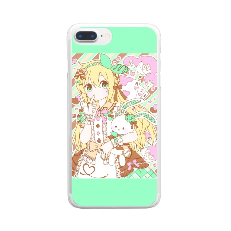 お菓子の国のチョコミントアリス かわいいもののおみせ いそぎんちゃく Isoginchaku2go のクリアスマホケース Iphoneケース 通販 Suzuri スズリ お菓子の国のチョコミントアリス かわいいもののおみせ いそぎんちゃく Isoginchaku2go のクリアスマホケース Iphoneケース 通販 Suzuri スズリ
