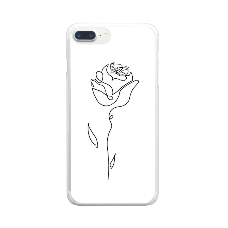 一筆書きに見える花 Hosana Wwjd 7 のクリアスマホケース Iphoneケース 通販 Suzuri スズリ 一筆書きに見える花 Hosana Wwjd 7 のクリアスマホケース Iphoneケース 通販 Suzuri スズリ