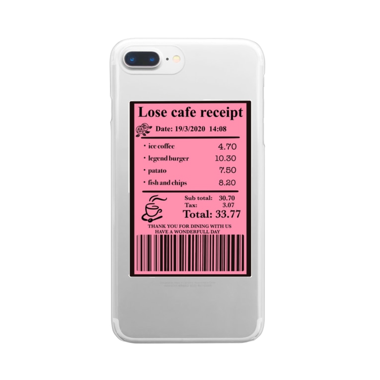海外レシート風 Kuommm Koson のクリアスマホケース Iphoneケース 通販 Suzuri スズリ 海外レシート風 Kuommm Koson のクリアスマホケース Iphoneケース 通販 Suzuri スズリ