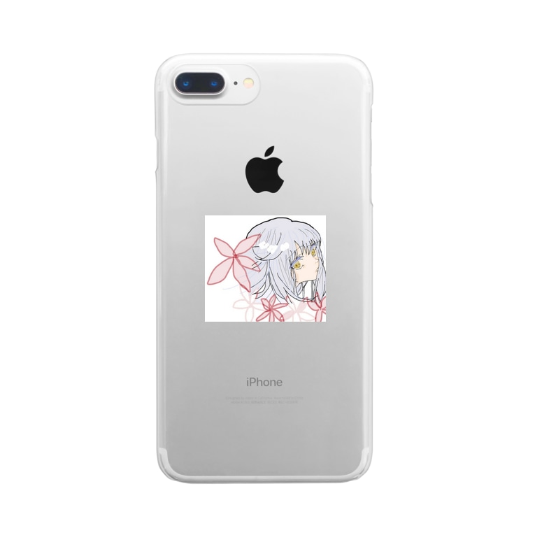 ゆめかわいい女の子 青リンゴ Blue Apple のクリアスマホケース Iphoneケース 通販 Suzuri スズリ