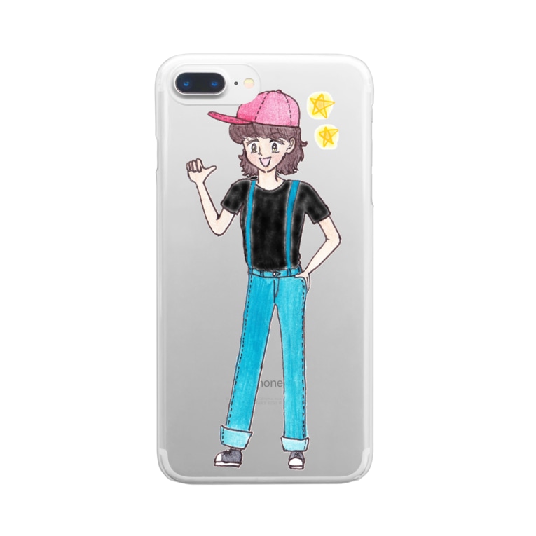 ボーイッシュな女の子 ひよこ工房 Bluesky04 のクリアスマホケース Iphoneケース 通販 Suzuri スズリ