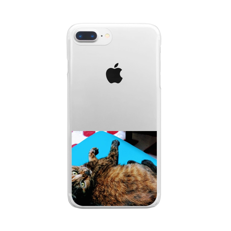 サビ猫の振り向き Nekotarouのクリアスマホケース Iphoneケース 通販 Suzuri スズリ サビ猫の振り向き Nekotarouのクリアスマホケース Iphoneケース 通販 Suzuri スズリ