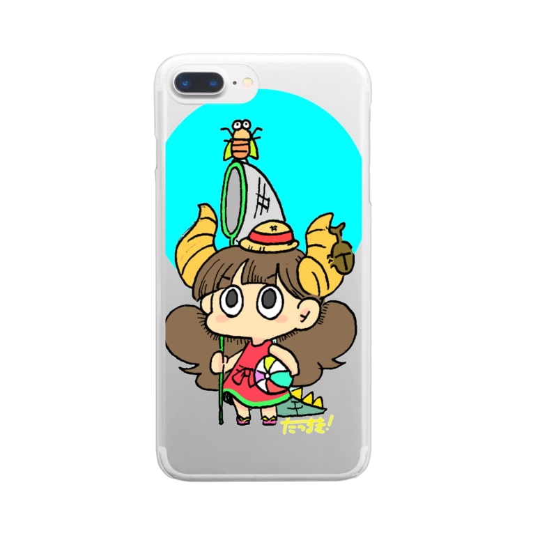 夏だぜたつまきちゃん たつまき Tatuma のクリアスマホケース Iphoneケース 通販 Suzuri スズリ 夏だぜたつまきちゃん たつまき Tatuma のクリアスマホケース Iphoneケース 通販 Suzuri スズリ