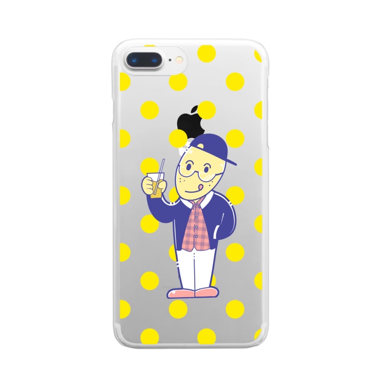 レモンくん80年代イラスト風 ドット 野田 尚花 Noda Naoka のクリアスマホケース Iphoneケース 通販 Suzuri スズリ レモンくん80年代イラスト風 ドット 野田 尚花 Noda Naoka のクリアスマホケース Iphoneケース 通販 Suzuri スズリ