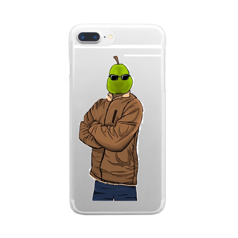 デフォルト ペア ペア Yakata Pear のクリアスマホケース Iphoneケース 通販 Suzuri スズリ