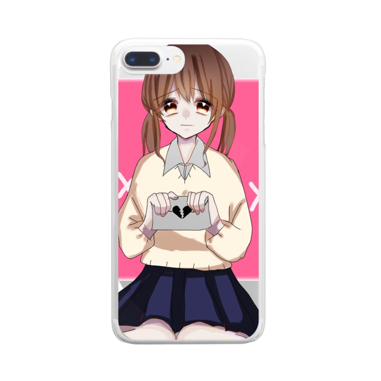 失恋ちゃん スマホケース Asa Tuno0116 のクリアスマホケース Iphoneケース 通販 Suzuri スズリ 失恋ちゃん スマホケース Asa Tuno0116 のクリアスマホケース Iphoneケース 通販 Suzuri スズリ