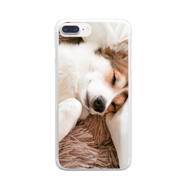 コーギー犬ロック爆睡 コーギーショップ Corgi Lock のクリアスマホケース Iphoneケース 通販 Suzuri スズリ