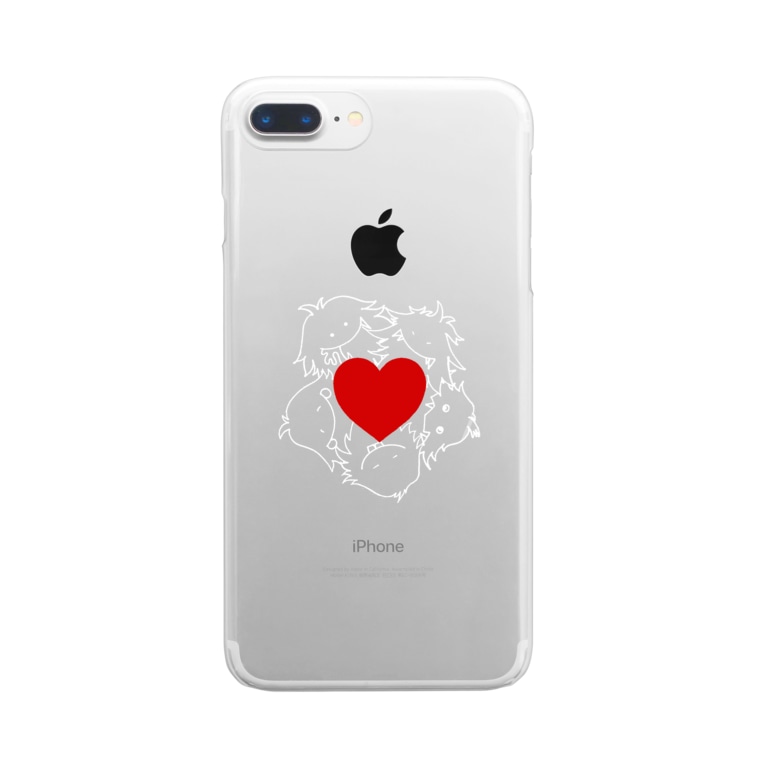 ハート トュリモ3 白バージョン ときどきおじ様 Monyas のクリアスマホケース Iphoneケース 通販 Suzuri スズリ ハート トュリモ3 白バージョン ときどきおじ様 Monyas のクリアスマホケース Iphoneケース 通販 Suzuri スズリ