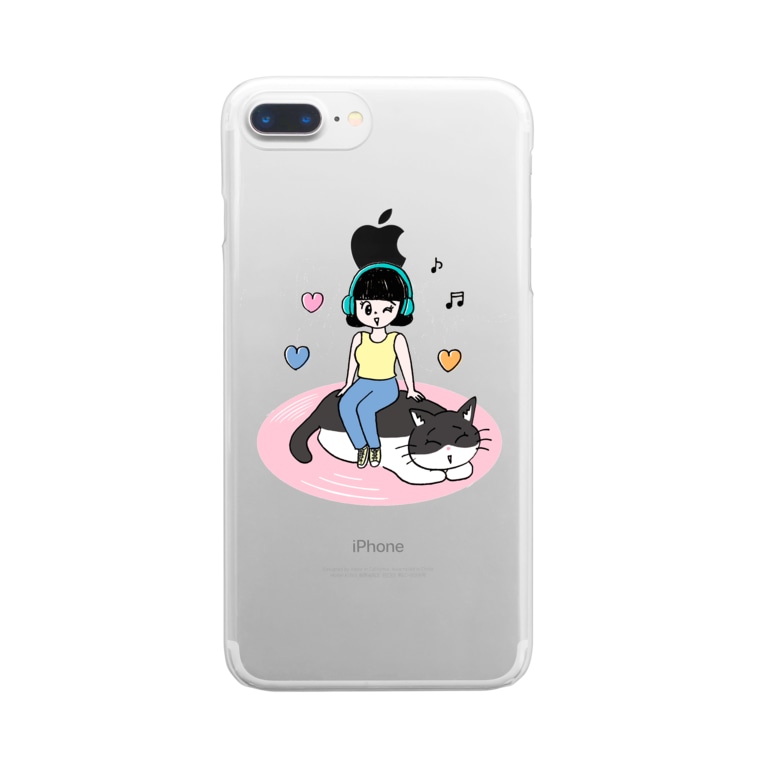 大きな猫 りかちゃん Rikachan のクリアスマホケース Iphoneケース 通販 Suzuri スズリ 大きな猫 りかちゃん Rikachan のクリアスマホケース Iphoneケース 通販 Suzuri スズリ