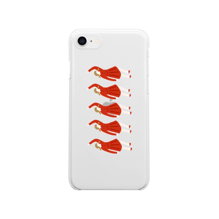 赤ワンピースの行進 Chiroru Gooodnight のクリアスマホケース Iphoneケース 通販 Suzuri スズリ 赤ワンピースの行進 Chiroru Gooodnight のクリアスマホケース Iphoneケース 通販 Suzuri スズリ