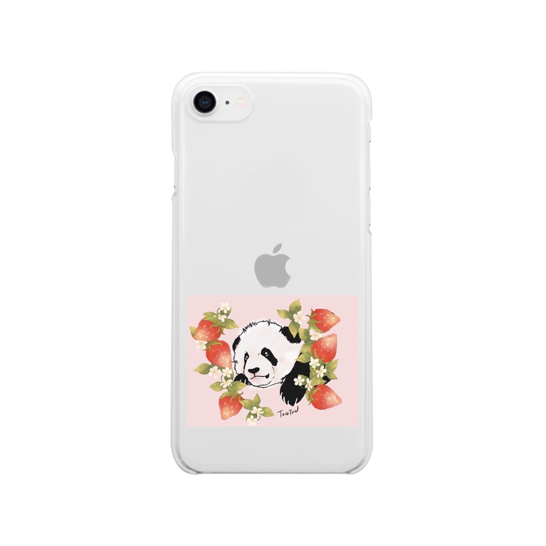 Strawberry Panda Tontonpandaのクリアスマホケース Iphoneケース 通販 Suzuri スズリ